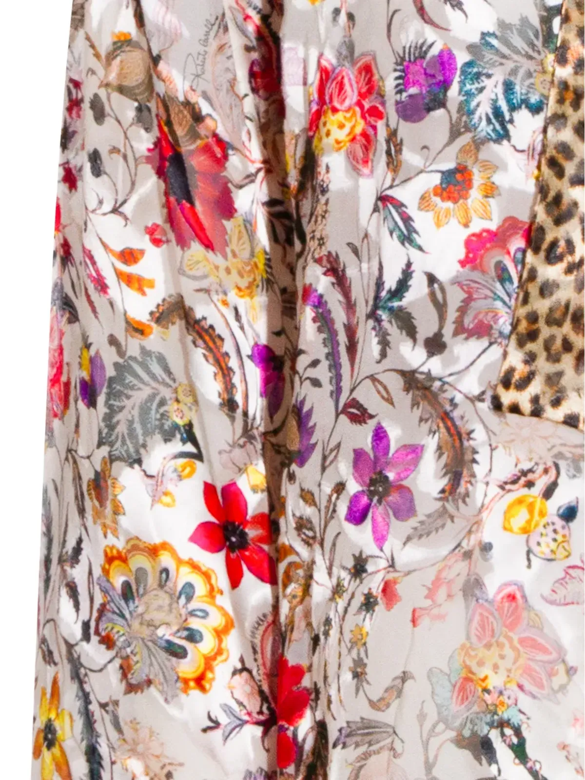 Roberto Cavalli プッシーボウ フローラルプリント ブラウス - 画像4