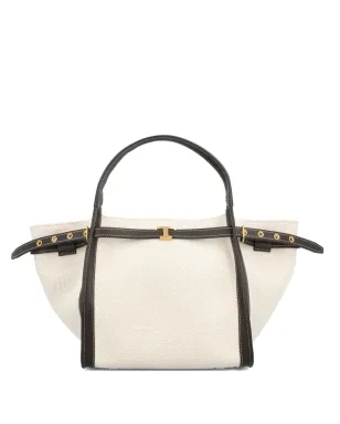 Tod's Tバックル キャンバス トートバッグ - サムネイル1