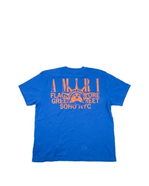 AMIRI ソーホー NYC旗艦店 Tシャツ ブルー - サムネイル2