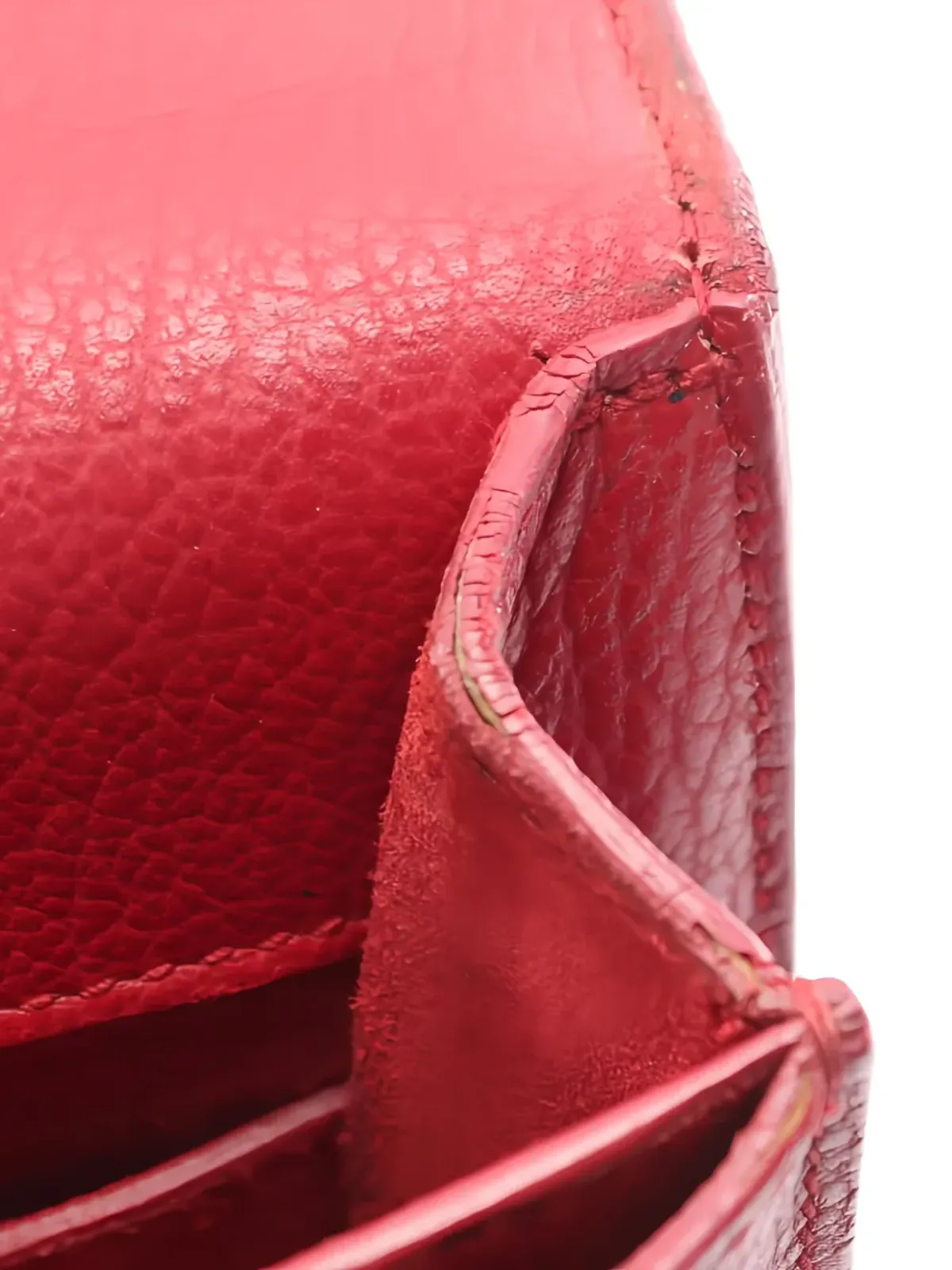 Saint Laurent Pre-Owned サンセットショルダーバッグ レッド - 画像3