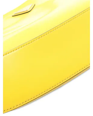Prada Pre-Owned クレオ レザー ショルダーバッグ - イエロー - サムネイル4