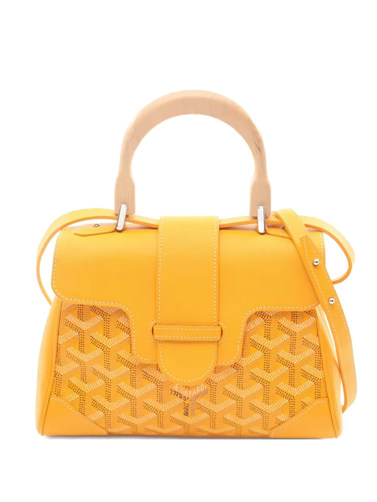 Goyard Pre-Owned ミニ サイゴン2ウェイ ハンドバッグ - イエロー - 画像1
