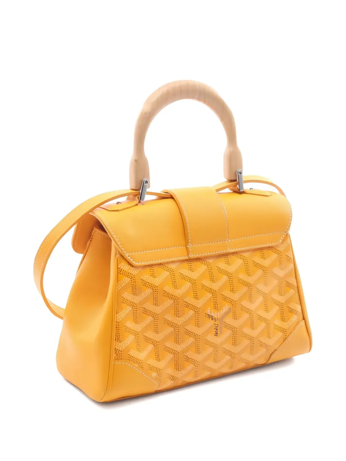 Goyard Pre-Owned ミニ サイゴン2ウェイ ハンドバッグ - イエロー - 画像2