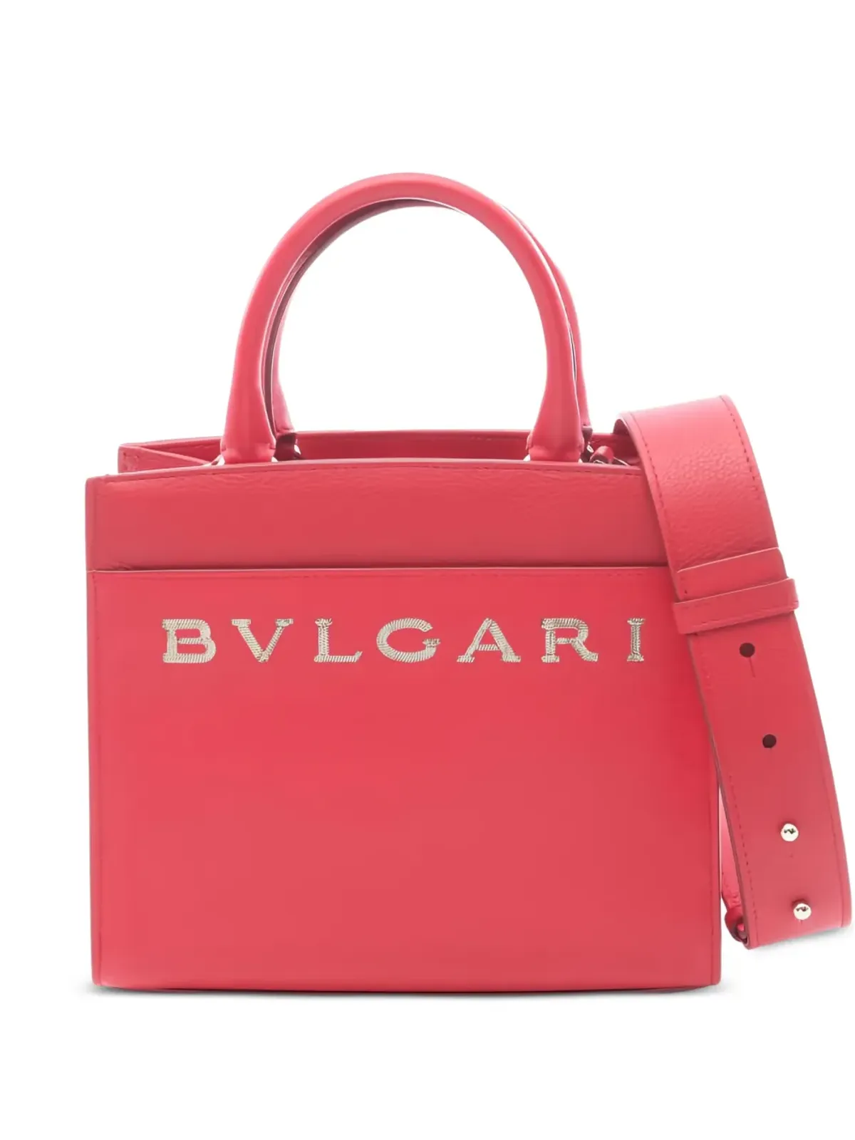 Bvlgari Pre-Owned ロゴディテール レザートートバッグ - 画像1