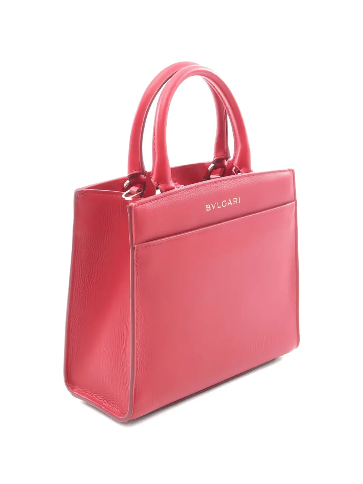 Bvlgari Pre-Owned ロゴディテール レザートートバッグ - 画像2