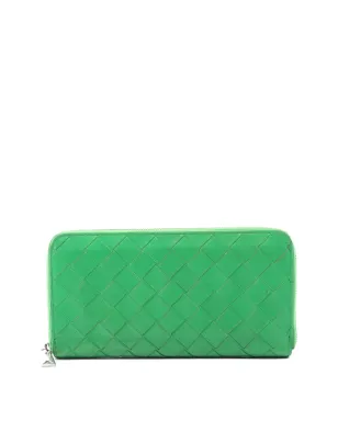 Bottega Veneta Pre-Owned イントレッチァート ウォレット - Green - サムネイル1