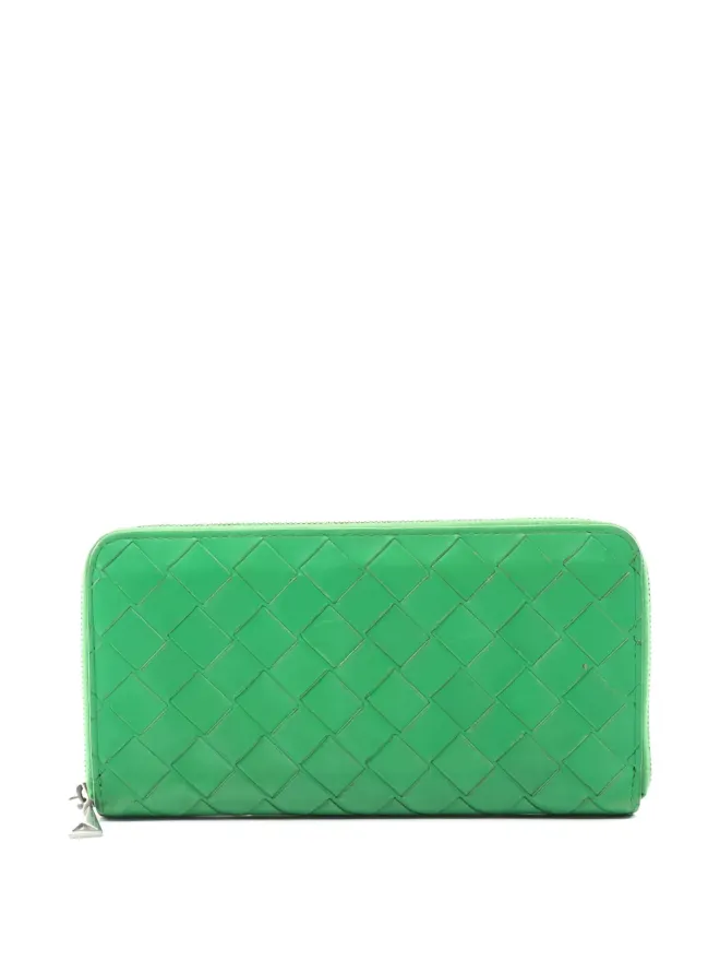Bottega Veneta Pre-Owned Bottega Veneta Pre-Owned イントレッチァート ウォレット - Greenの商品画像