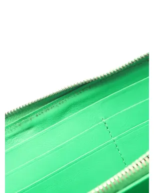 Bottega Veneta Pre-Owned イントレッチァート ウォレット - Green - サムネイル3