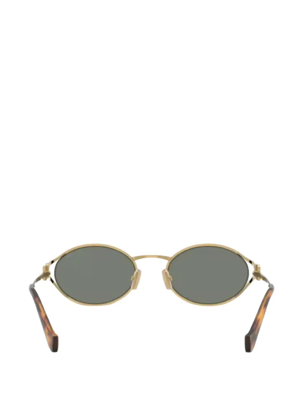 Miu Miu Eyewear カットアウト丸型フレーム サングラス - 画像2