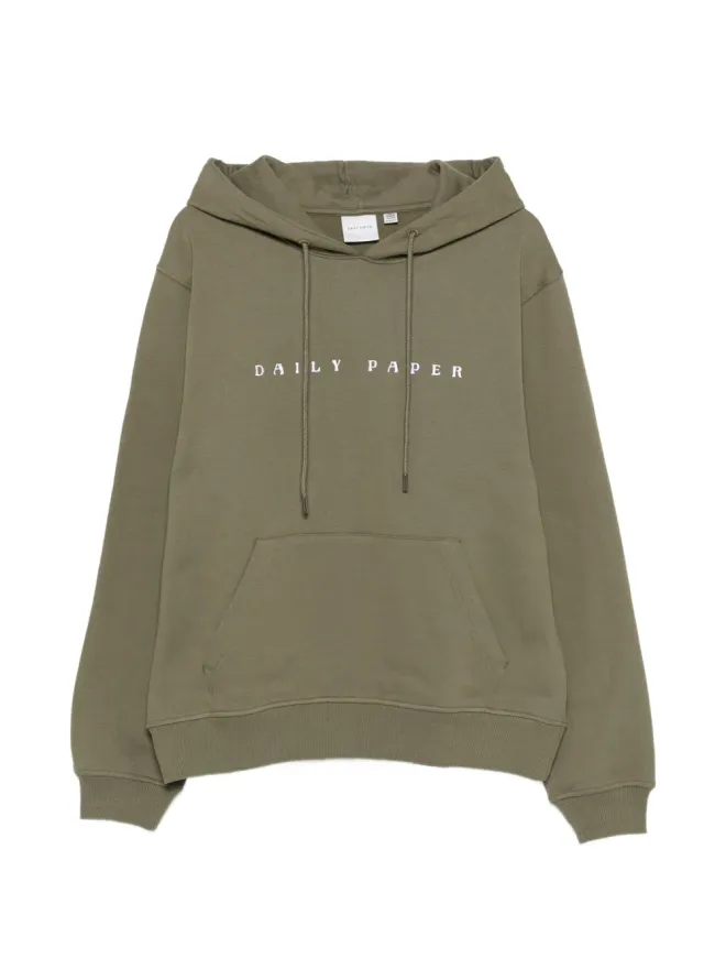 Daily Paper Daily Paper ロゴディテールのフーディー グリーンの商品画像