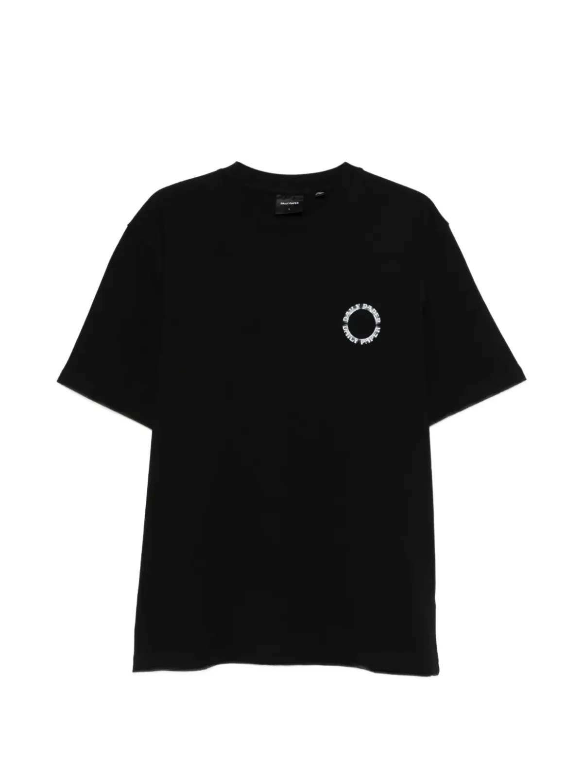 Daily Paper ロゴプリント Tシャツ ブラック - 画像1
