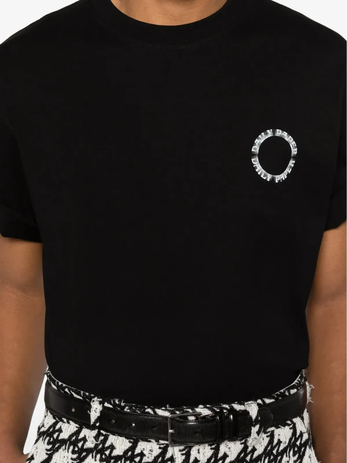 Daily Paper ロゴプリント Tシャツ ブラック - 画像5