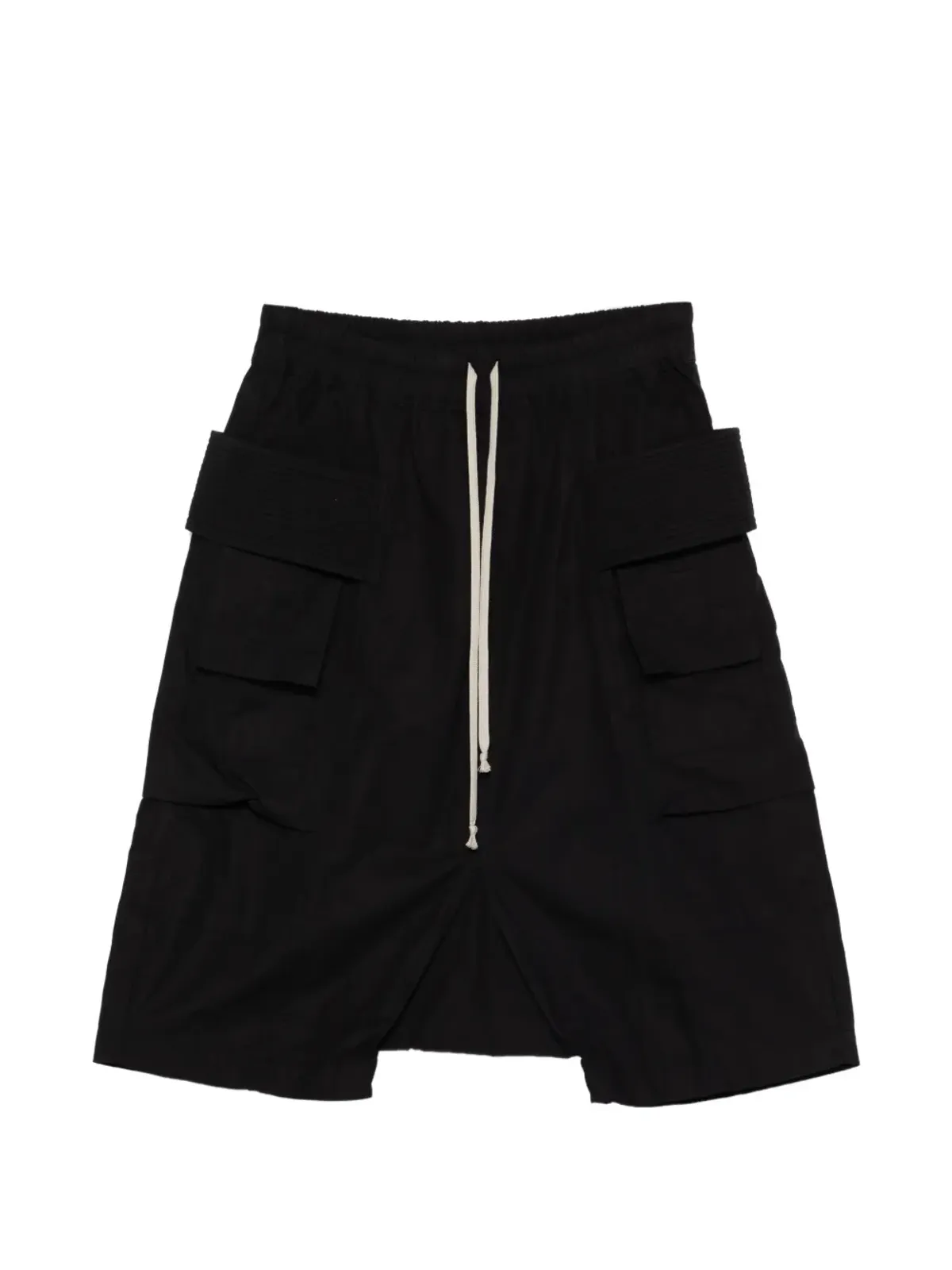 Rick Owens DRKSHDW Creatch カーゴポケット ドローコード付きショーツ - ブラック - 画像1