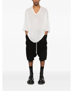 Rick Owens DRKSHDW Creatch カーゴポケット ドローコード付きショーツ - ブラック - サムネイル2
