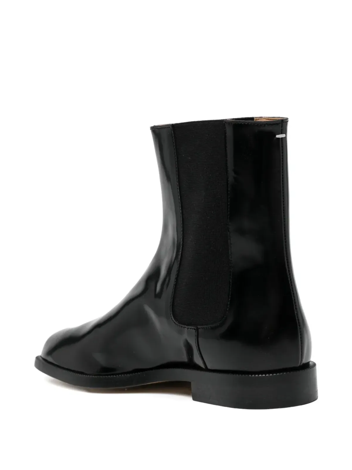 MM6 Maison Margiela Tabi チェルシーブーツ - ブラック - 画像3