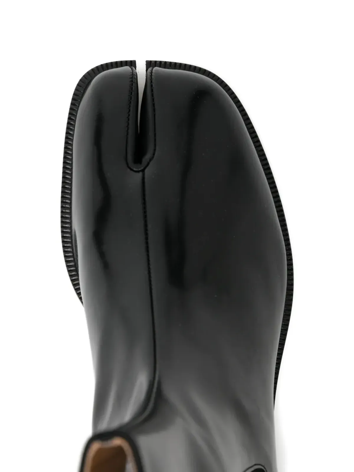 MM6 Maison Margiela Tabi チェルシーブーツ - ブラック - 画像4
