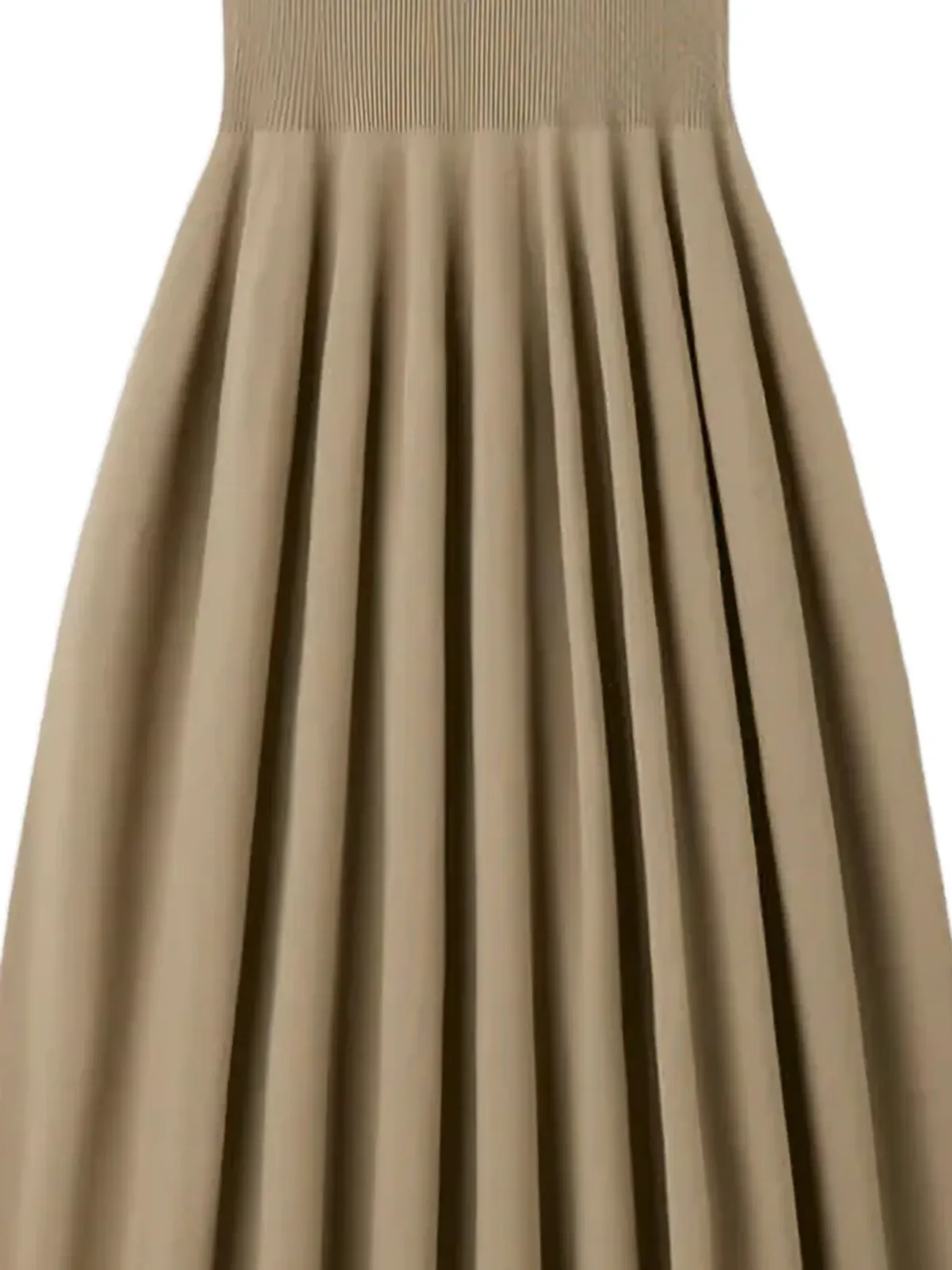 CFCL リヴィレット リブ編みプリーツ ミディドレス - 画像2