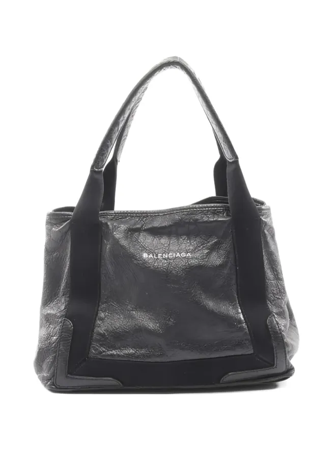 Balenciaga Pre-Owned Balenciaga Pre-Owned ビンテージ Cabas レザートートバッグの商品画像