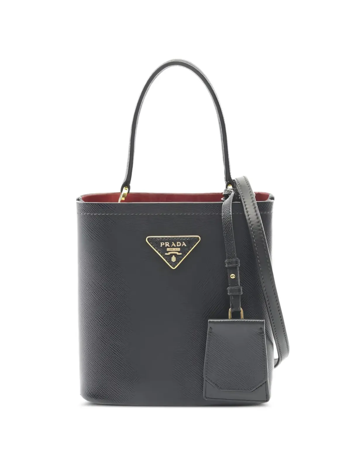 Prada Pre-Owned 2000s ロゴプレート バケットバッグ - 画像1