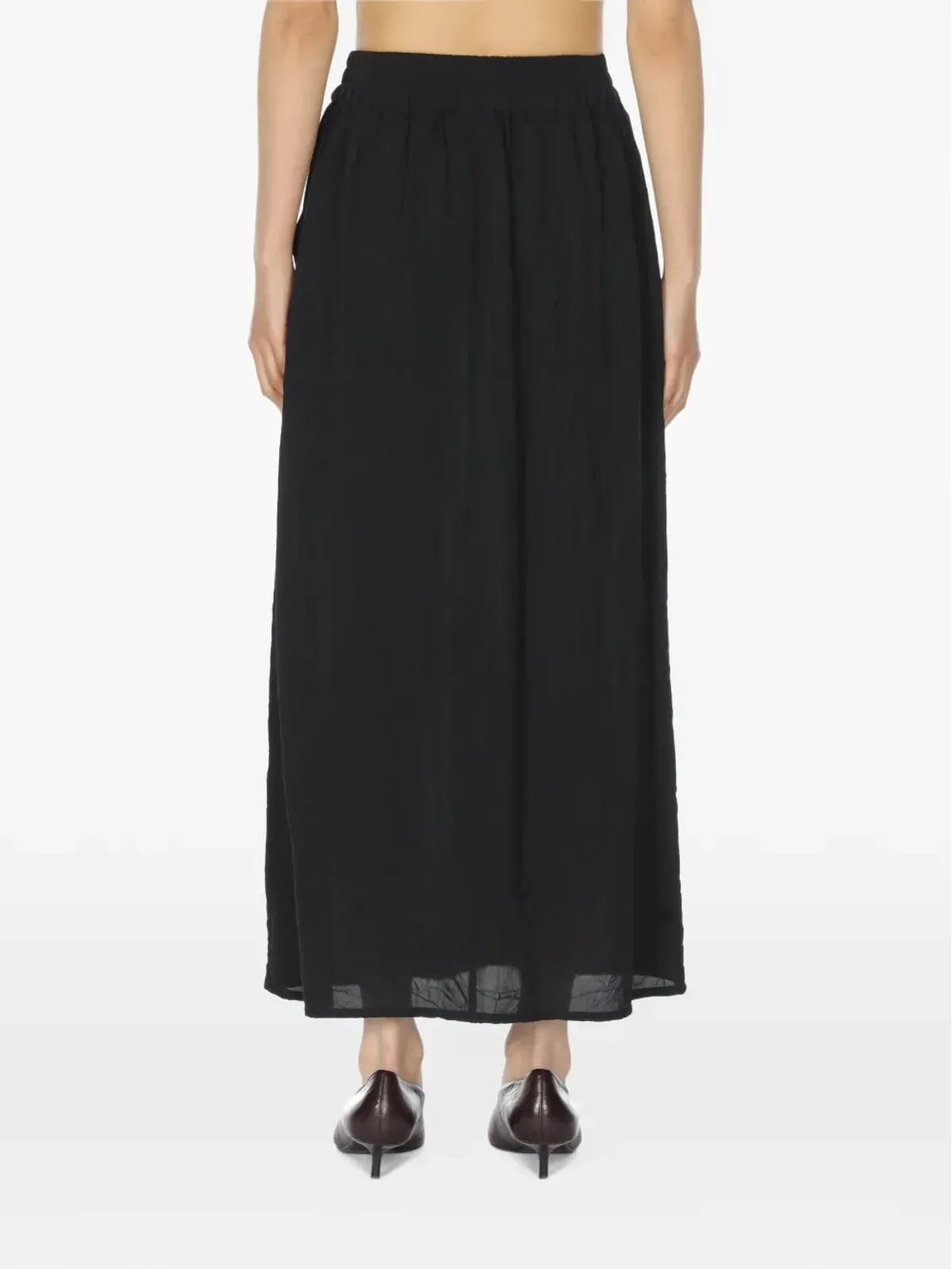 Studio Nicholson elasticated waist skirt - Black - 画像5
