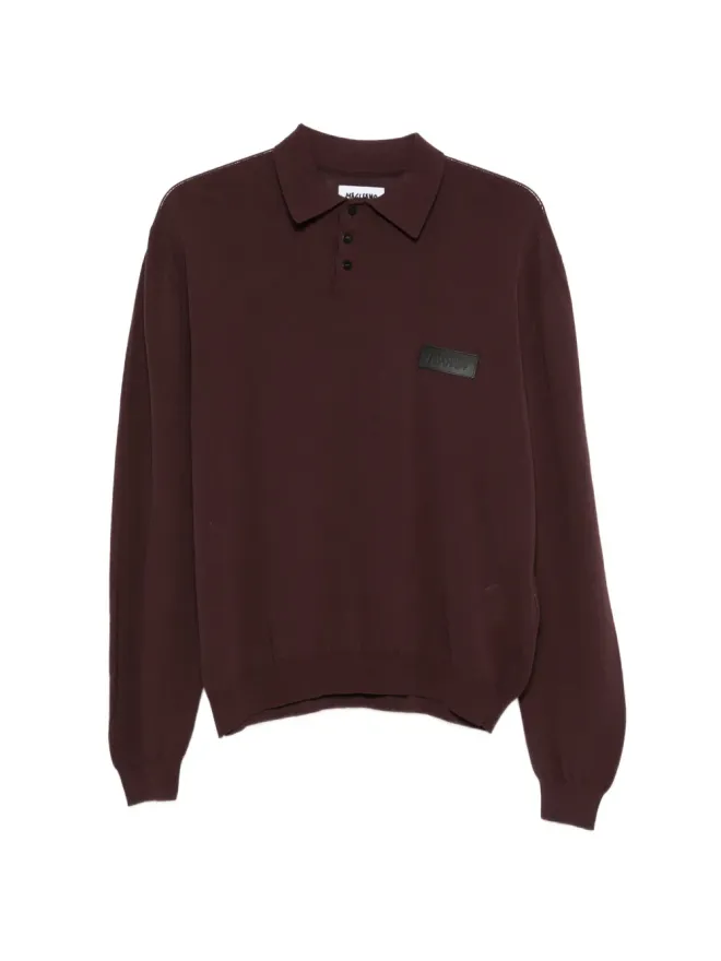 Magliano Magliano ロゴパッチ ポロシャツ - Brownの商品画像