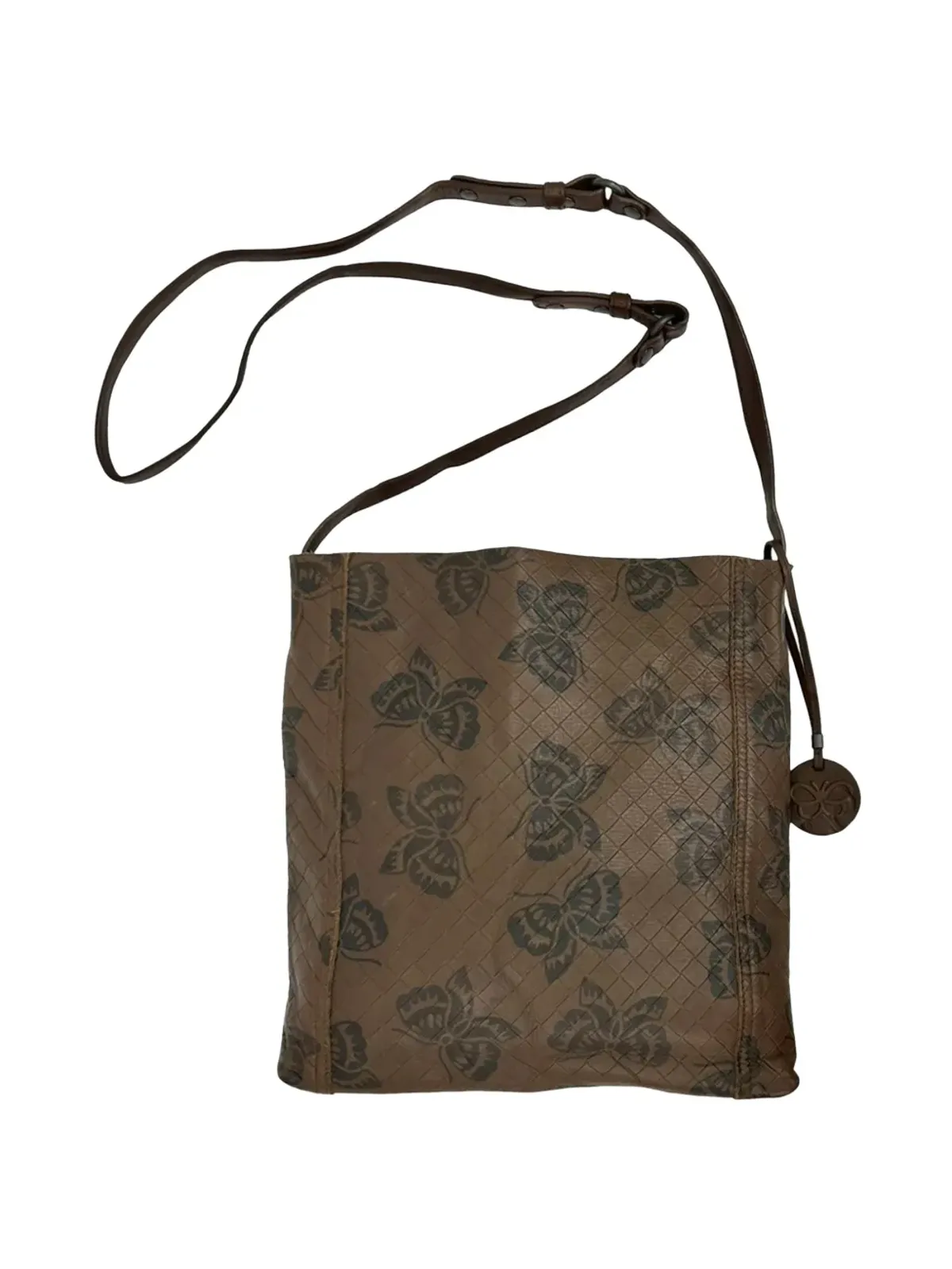 Bottega Veneta ビンテージ イントレッチオミラージュ バタフライ クロスボディバッグ - 画像3