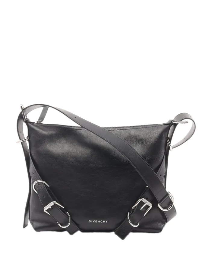 Givenchy Pre-Owned Givenchy Pre-Owned ビンテージ レザー ヴォーユー クロスボディバッグ - ブラックの商品画像