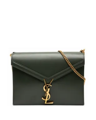 Saint Laurent Pre-Owned 2018 Smooth Calfskin Monogram Cassandra Clasp Bag ショルダーバッグ - グリーン - サムネイル1