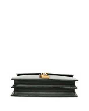 Saint Laurent Pre-Owned 2018 Smooth Calfskin Monogram Cassandra Clasp Bag ショルダーバッグ - グリーン - サムネイル4