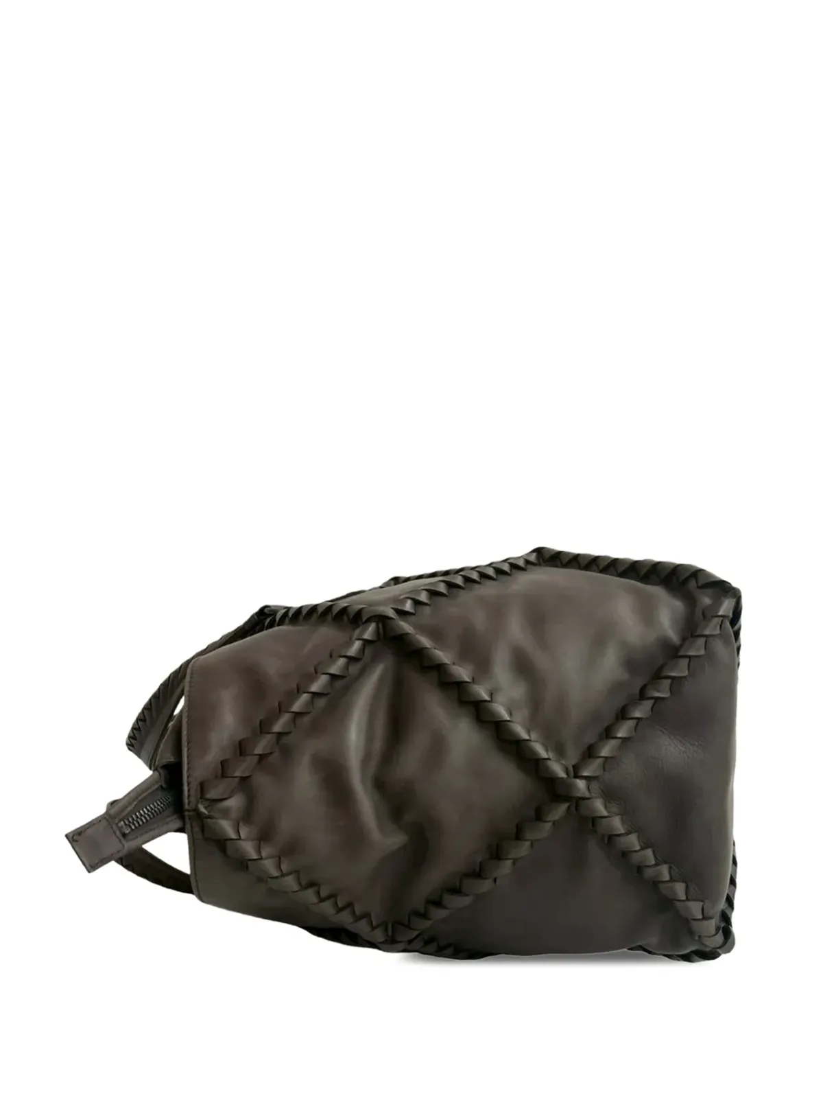 Bottega Veneta Pre-Owned ナッパ・ダイヤモンド・イントレッチャートートバッグ - 画像4