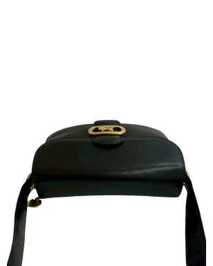 Celine Pre-Owned レザー ロゴ ホースキャリッジ クロスボディバッグ - サムネイル2