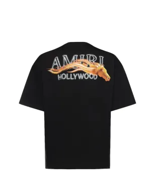 AMIRI Hollywood Horse プリントTシャツ - ブラック - サムネイル2