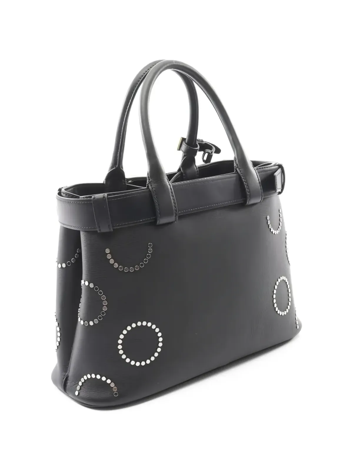 Prada Pre-Owned 2020s スタッズ付きバックル トートバッグ - 画像2