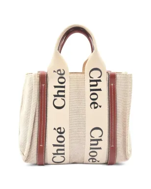 Chloé Pre-Owned 2000s small Woody tote bag - Neutrals - サムネイル1