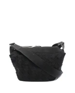 Bottega Veneta Pre-Owned 2010s イントレッチアート ウェビング ショルダーバッグ - ブラック - サムネイル1