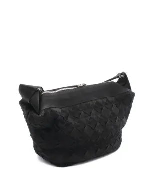 Bottega Veneta Pre-Owned 2010s イントレッチアート ウェビング ショルダーバッグ - ブラック - サムネイル2