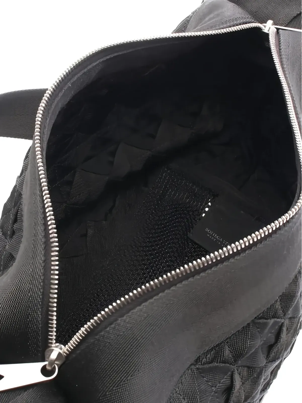 Bottega Veneta Pre-Owned 2010s イントレッチアート ウェビング ショルダーバッグ - ブラック - 画像3