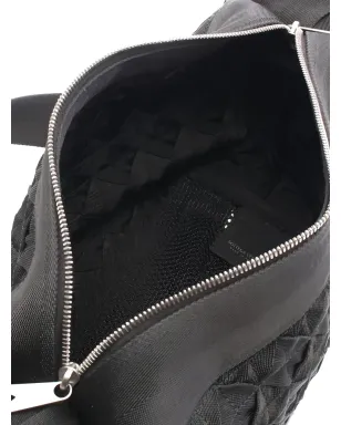 Bottega Veneta Pre-Owned 2010s イントレッチアート ウェビング ショルダーバッグ - ブラック - サムネイル3