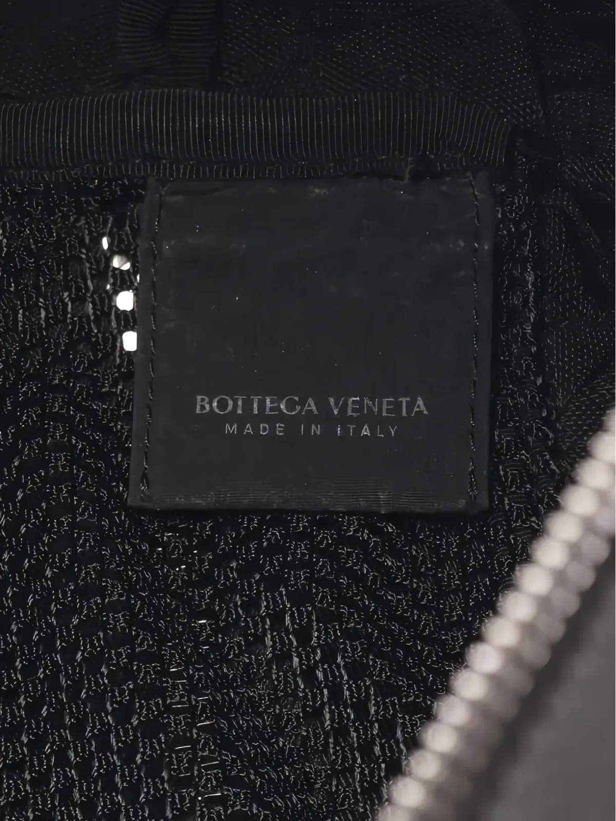 Bottega Veneta Pre-Owned 2010s イントレッチアート ウェビング ショルダーバッグ - ブラック - 画像4