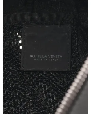 Bottega Veneta Pre-Owned 2010s イントレッチアート ウェビング ショルダーバッグ - ブラック - サムネイル4