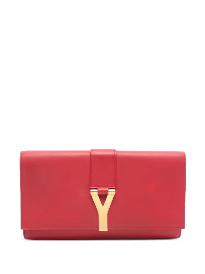 Saint Laurent Pre-Owned Saint Laurent Pre-Owned Y Chyc レザー クラッチバッグの商品画像