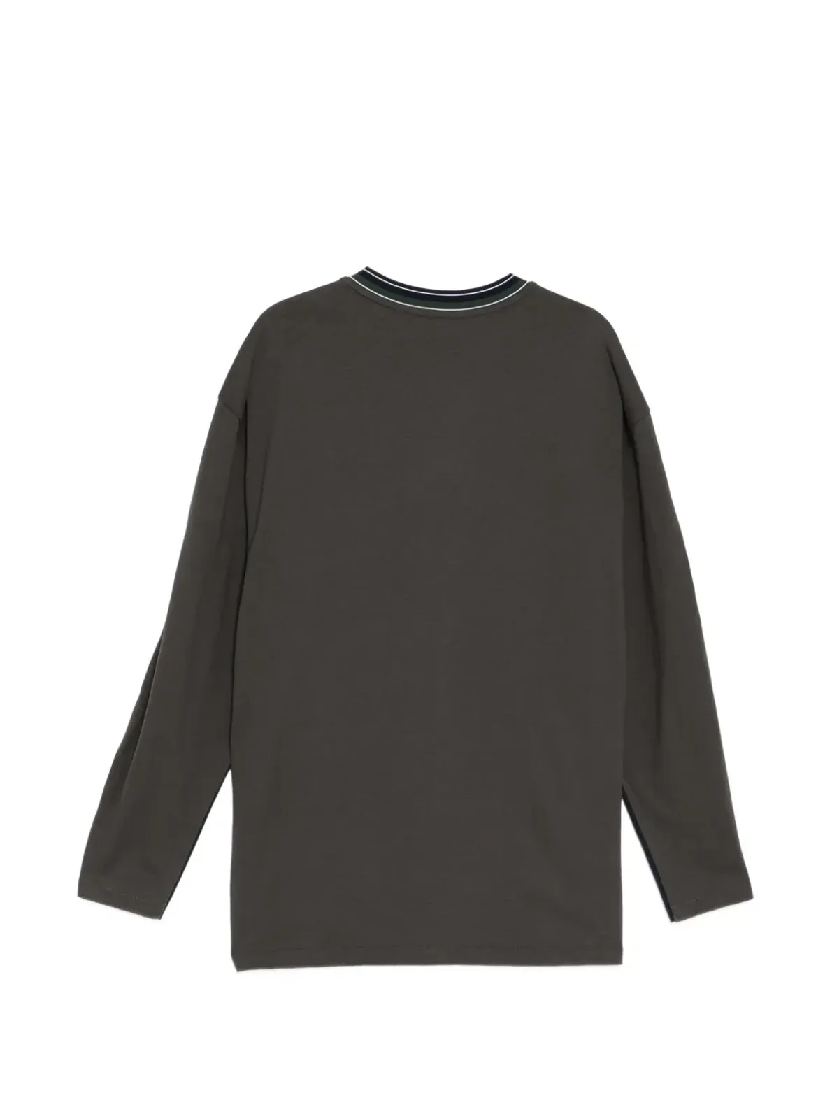 CROQUIS loose long-sleeved T-shirt - Blue - 画像2