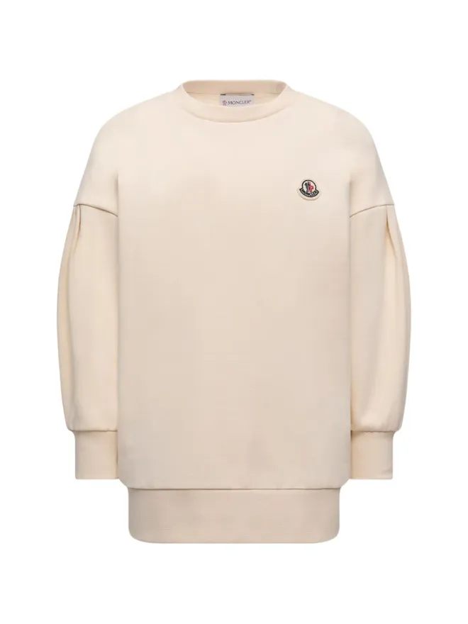 Moncler Enfant Moncler Enfant クルーネック ベージュ スウェットシャツの商品画像