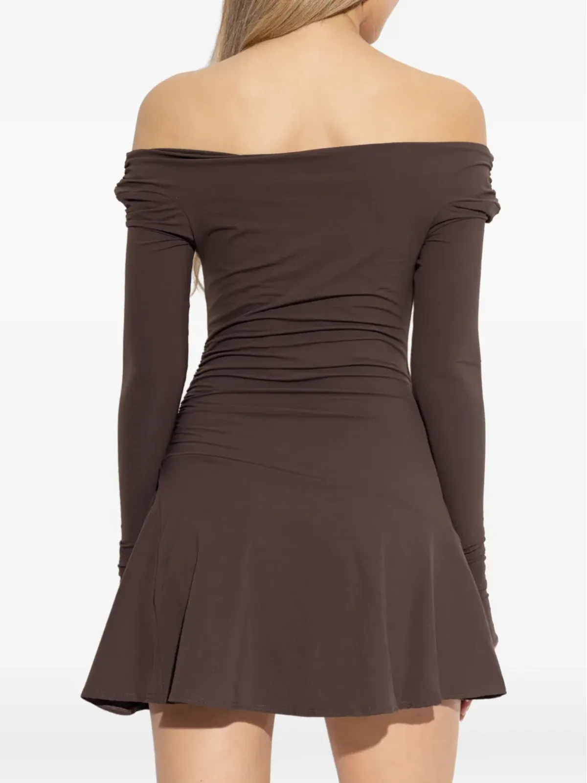 Bond-eye dress - Brown - 画像4