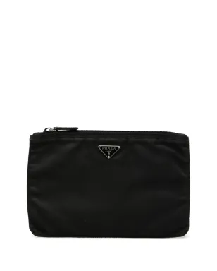 Prada ビンテージ Tessuto コスメティックポーチ クラッチバッグ ブラック - サムネイル1