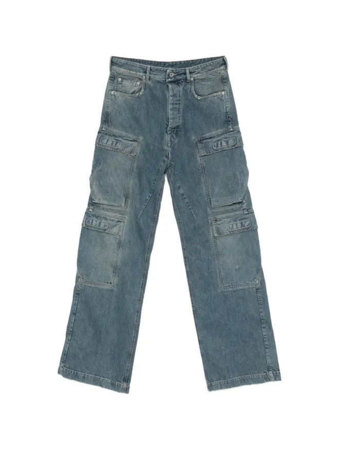 Rick Owens DRKSHDW Rick Owens DRKSHDW ディストレスドカーゴジーンズの商品画像