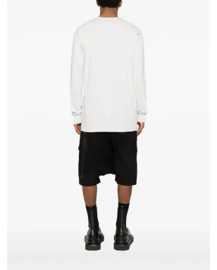 Rick Owens DRKSHDW Level Ls long-sleeve T-shirt - White - サムネイル4
