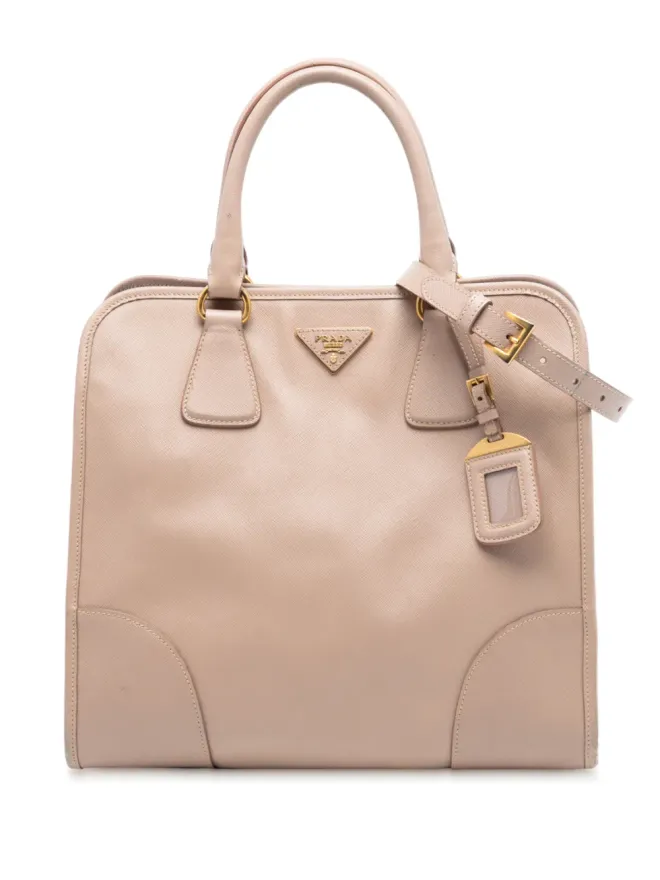 Prada Pre-Owned Prada Pre-Owned サフィアーノ Lux Shopping Tote サッチェル - ピンクの商品画像