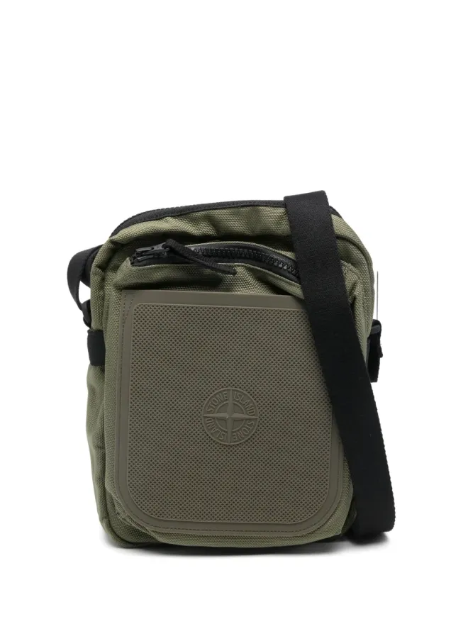 Stone Island Stone Island ジップファスナー付き クロスボディバッグ - グリーンの商品画像