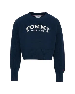 Tommy Hilfiger Junior ロゴ クルーネックセーター - サムネイル1